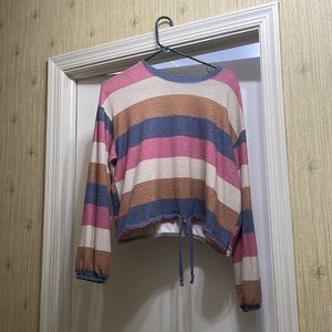 Striped Womens Medium Arizona Longsleve shirt